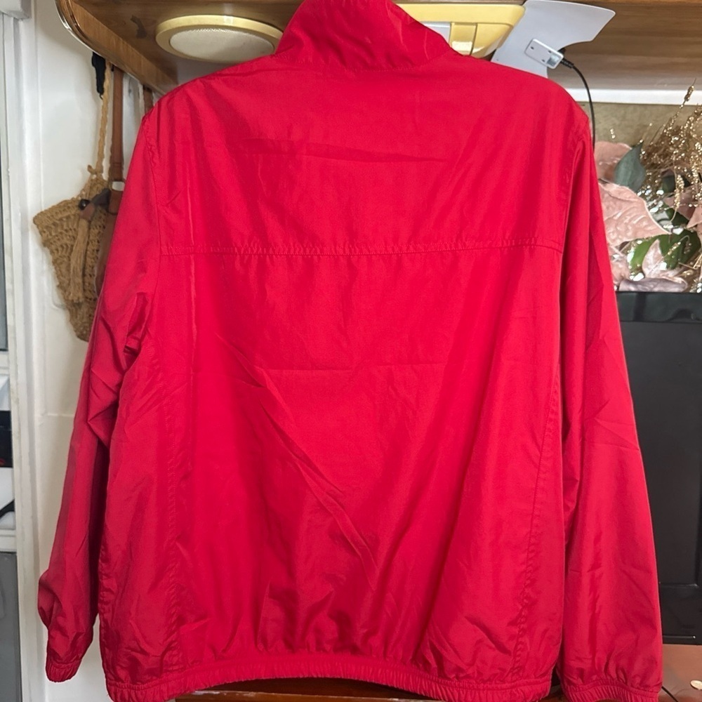 Vtg Catalina Red Windbreaker Women’s Jacket size 12/14 - Picture 5 of 10